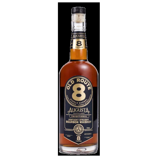 Augusta Distillery Straight Bourbon Whiskey "Old Route 8" Cask Strength Single Barrel 750ml