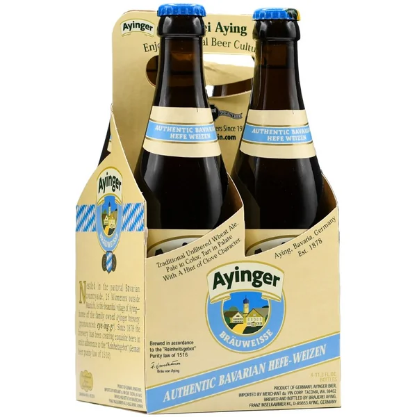 Ayinger Brauweisse Bavarian Hefeweizen 4pk 11.2oz Btl