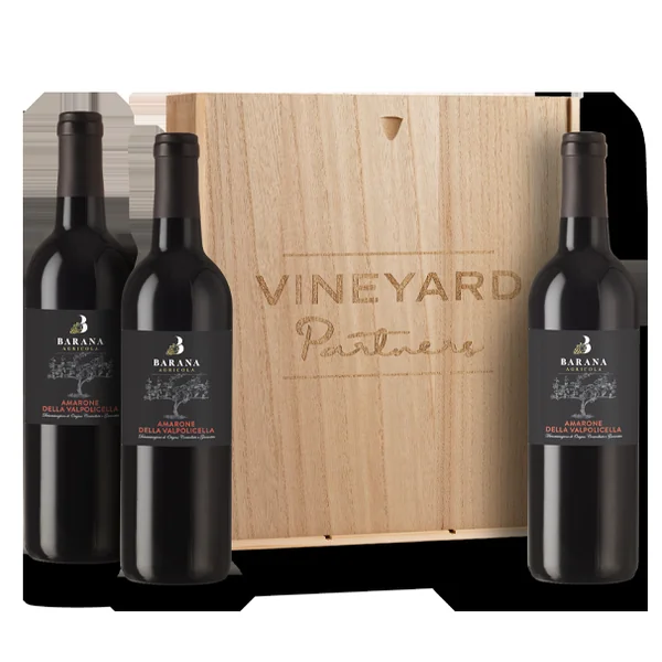 Barana Amarone Trio in Wood Gift Box