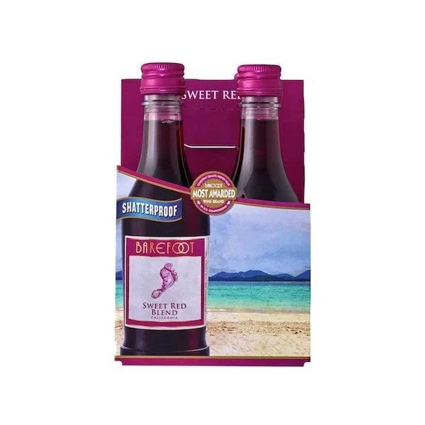 Barefoot Cellars Sweet Red Blend 4 Pack NV 187ml