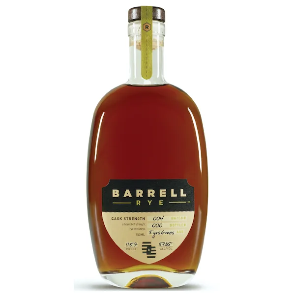 Barrell Craft Spirits Rye Whiskey 4 115.7 Proof 750ml