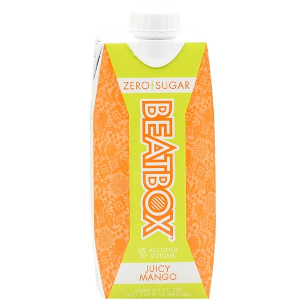 BeatBox Juicy Mango Zero Sugar 500ml Box