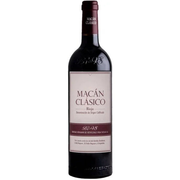 Benjamin de Rothschild & Vega Sicilia Rioja Macan Clasico 2021 750ml