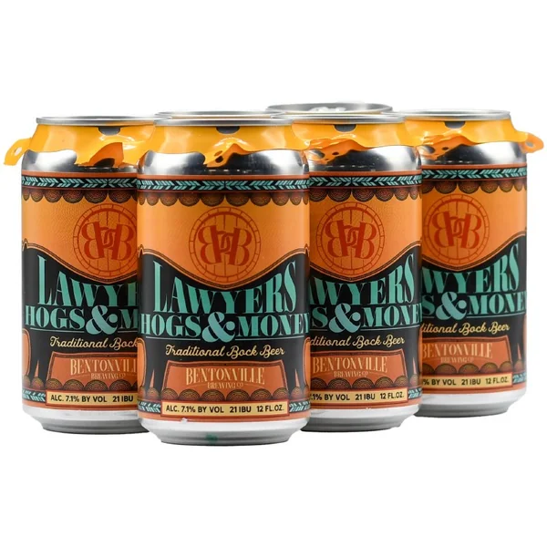 Bentonville Brewing Lawyers Hogs & Money Bock 4pk 16oz Can