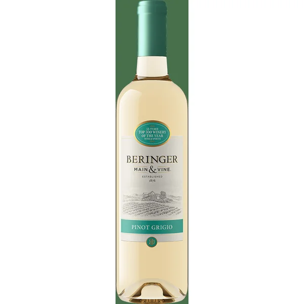 Beringer Pinot Grigio Main & Vine NV 1.5Ltr