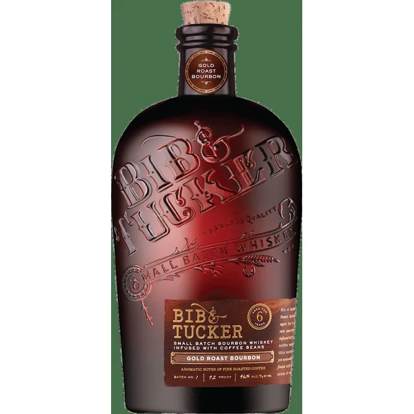 Bib & Tucker American Whiskey Small Batch 6 Year Gold Roast Coffee Bean Infused 750ml