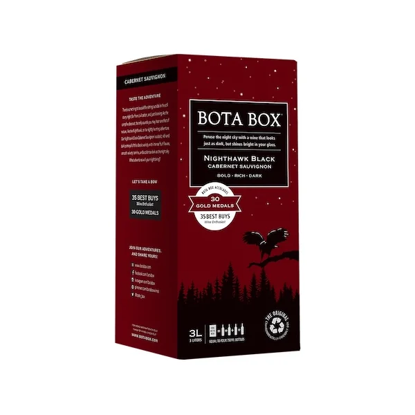 Bota Box Cabernet Sauvignon Nighthawk Black NV 3.0Ltr