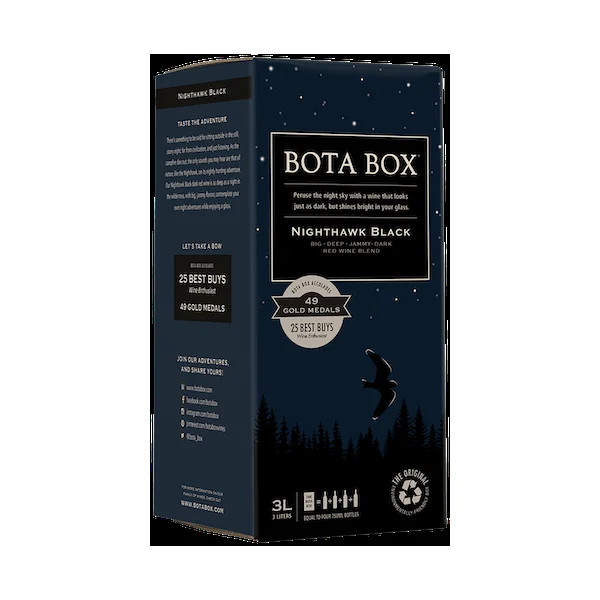 Bota Box Red Blend Nighthawk Black NV 3.0Ltr