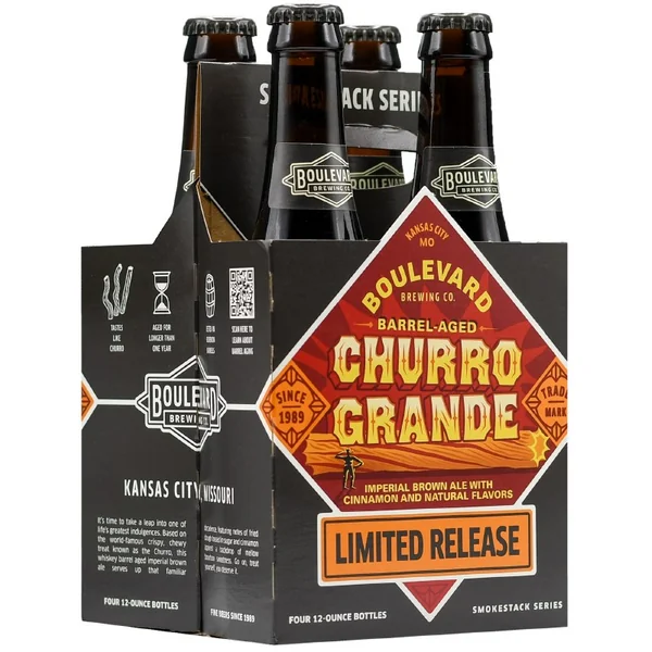 Boulevard Brewing Churro Grande Barrel Aged Imperial Brown Ale 4pk 12oz Btl