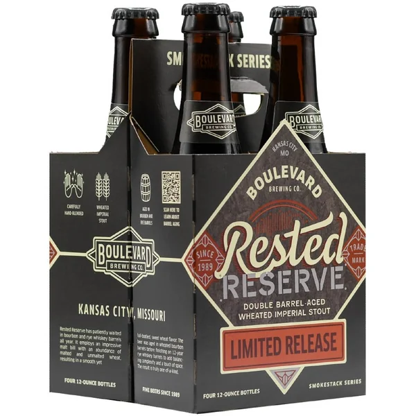 Boulevard Rested Reserve Imperial Stout 4pk 12oz Btl