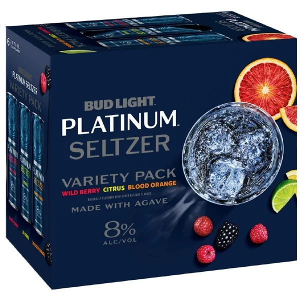 Bud Light Platinum Seltzer Variety Pack 12pk 12oz Can