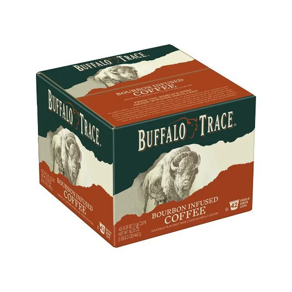 Buffalo Trace Bourbon Infused Coffee Pods 10 Count