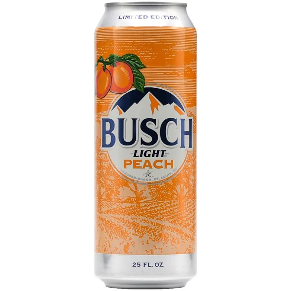 Busch Light Peach 25oz Can