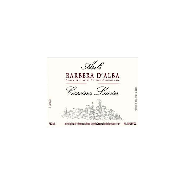 Cascina Luisin Barbera d'Alba Asili 2018 750ml
