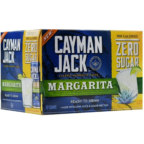 Cayman Jack Zero Sugar Margarita 12pk 12oz Can
