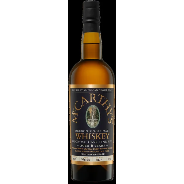 Clear Creek Distillery McCarthy's Whiskey Single Malt 6 Year Oloroso Sherry Cask Finish 750ml