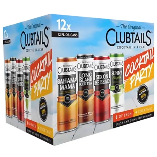 Clubtails Cocktail Party Variety Pack 12pk 12oz Can
