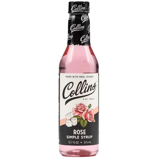 Collins Rose Simple Syrup 375ml