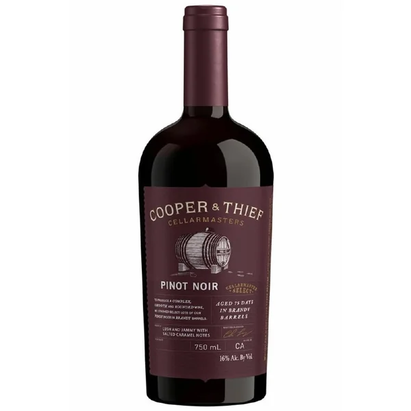 Cooper & Thief Brandy Bourbon Barrel Aged Pinot Noir 750ml