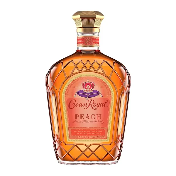 Crown Royal Canadian Whiskey Peach 1.0Ltr