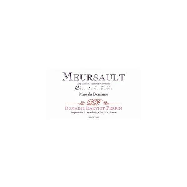 Domaine Darviot-Perrin Meursault Clos de la Velle 2021 750ml