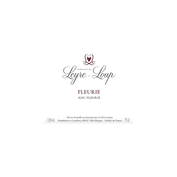 Domaine de Leyre Loup Fleurie 2020 750ml