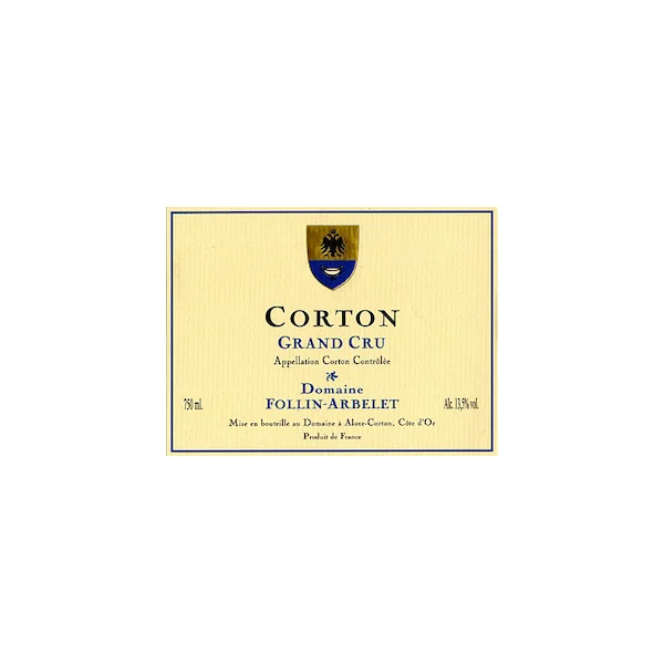 Domaine Follin Arbelet Corton Grand Cru Rouge 2019 750ml