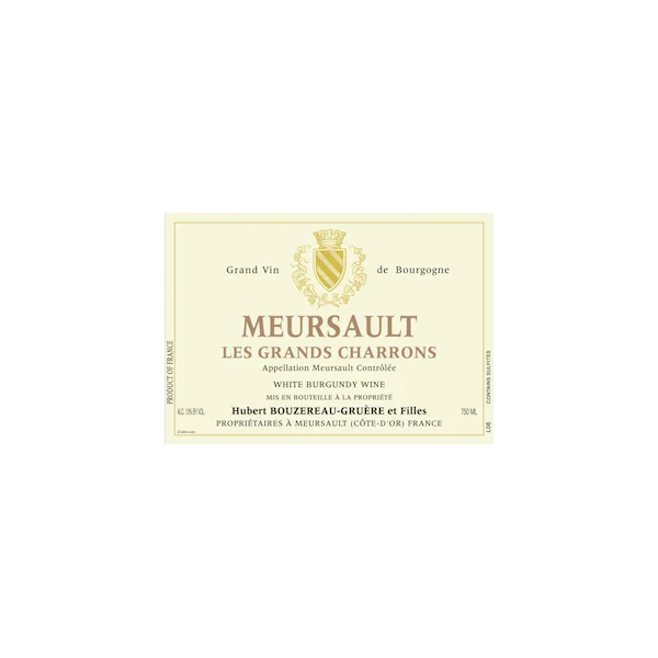Domaine Hubert Bouzereau-Gruere Meursault Les Grands Charrons 2021 750ml