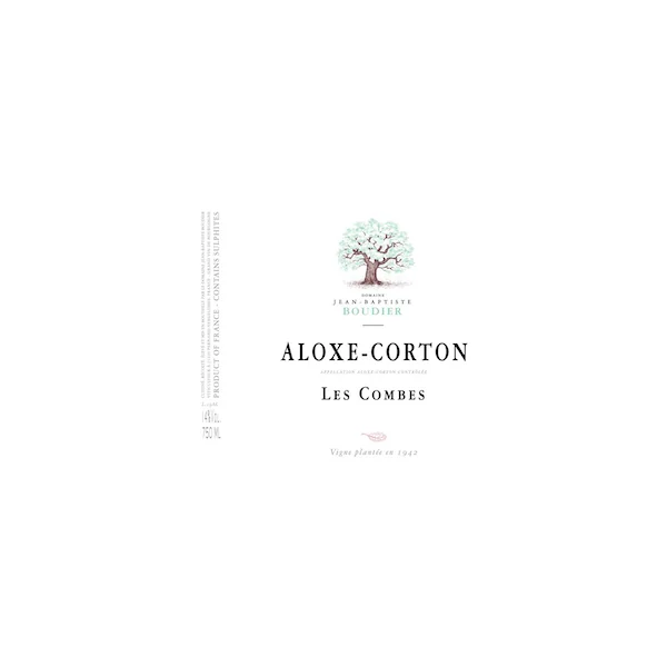 Domaine Jean-Baptiste Boudier Aloxe Corton Les Combes Rouge 2022 750ml
