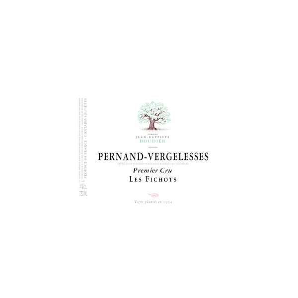 Domaine Jean-Baptiste Boudier Pernand Vergelesses Premier Cru Les Fichots Rouge 2022 750ml