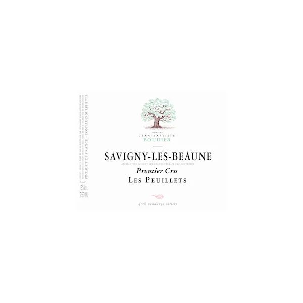 Domaine Jean-Baptiste Boudier Savigny Les Beaune Premier Cru Les Peuillets 2022 750ml