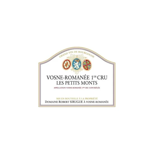 Domaine Robert Sirugue Vosne Romanee Premier Cru Les Petits Monts 2017 750ml