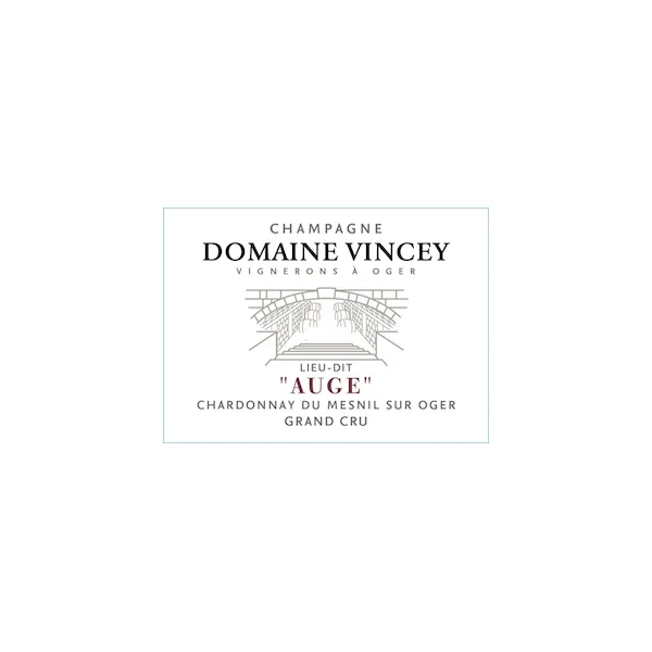 Domaine Vincey Champagne Brut Nature Blanc de Blancs Grand Cru "Auge Mesnil sur Oger" 2020 750ml