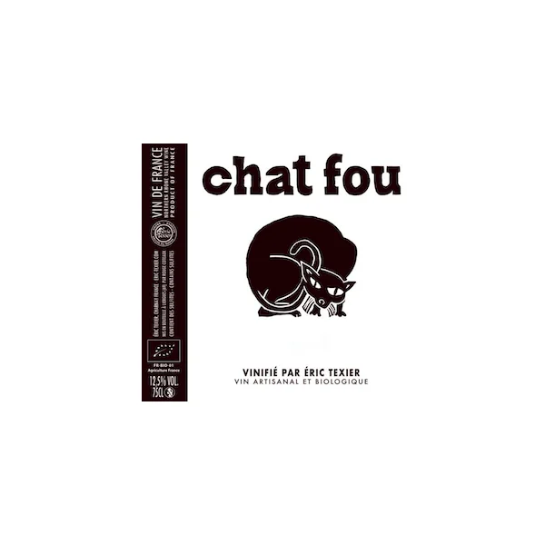 Eric Texier Rouge "Chat Fou" VdF 2023 750ml