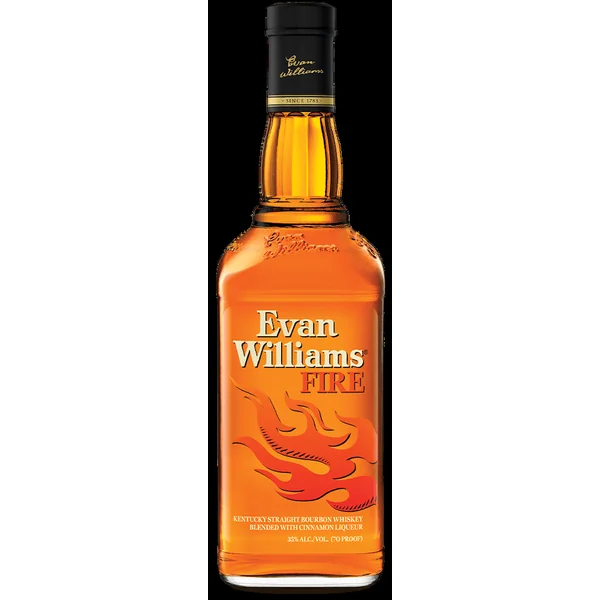 Evan Williams Bourbon Liqueur Fire 750ml