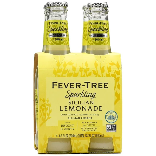 Fever Tree Sicilian Lemon Tonic Water 4pk 200ml Btl