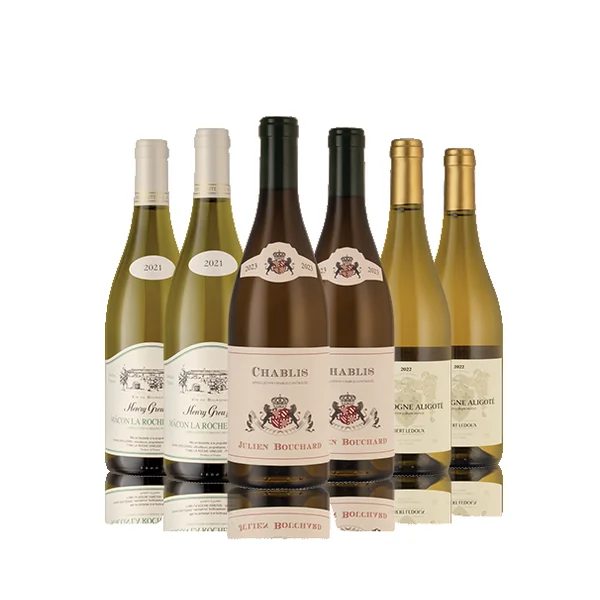 Fine White Burgundy Six