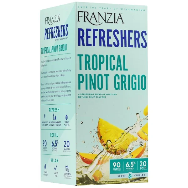 Franzia Refreshers Tropical Pinot Grigio 3L