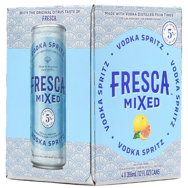 Fresca Mixed Vodka Seltzer 4pk 12oz Can