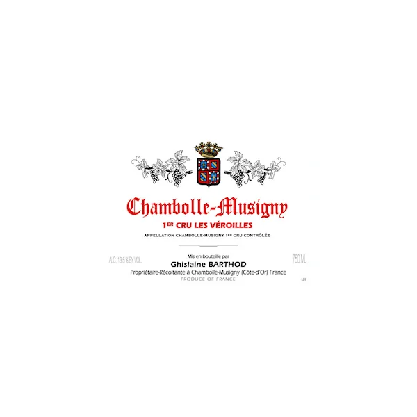 Ghislaine Barthod Chambolle Musigny Premier Cru Les Veroilles 2003 1.5Ltr