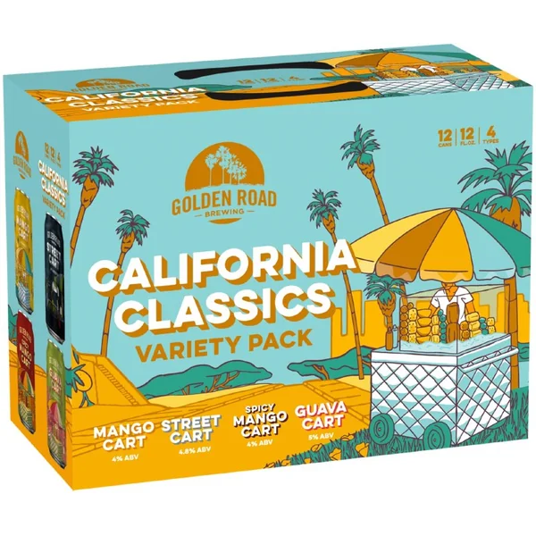 Golden Road Califonia Classics Variety Pack 12pk 12oz Can