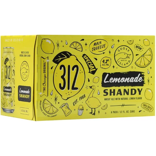 Goose Island 312 Lemonade Shandy 6pk 12oz Can
