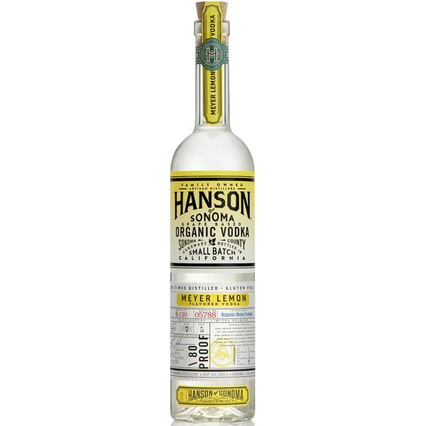 Hanson Of Sonoma Vodka Organic Meyer Lemon 750ml