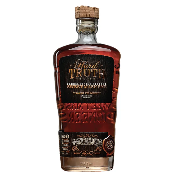 Hard Truth Rye Whiskey Sweet Mash Rye Barrel Finish Reserve Blend 750ml