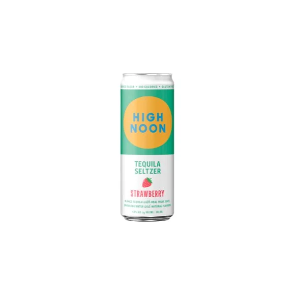 High Noon Sun Sips Tequila Seltzer Strawberry Can 4pk NV 355ml