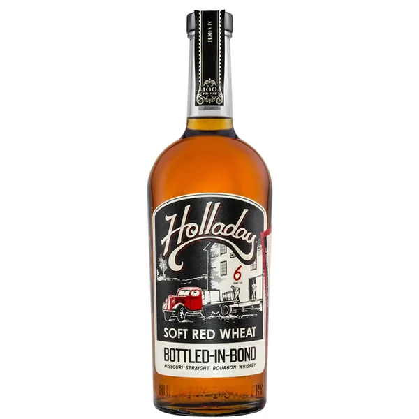 Holladay Bourbon Soft Red Wheat Bottled In Bond 750ml