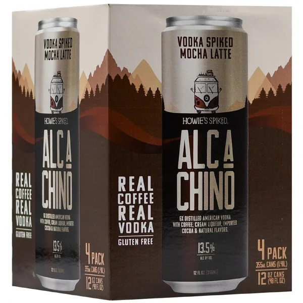 Howies Spiked Alc-a-Chino Mocha Latte 4pk 12oz Can