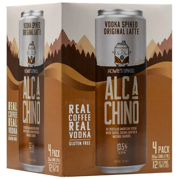 Howies Spiked Alc-a-Chino Original Latte 4pk 12oz Can
