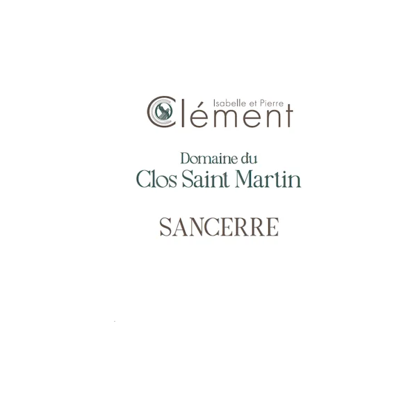 Isabelle et Pierre Clement Sancerre "Domaine du Clos Saint Martin" 2023 750ml