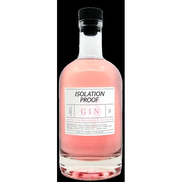 Isolation Proof Gin Strawberry Rhubarb 750ml